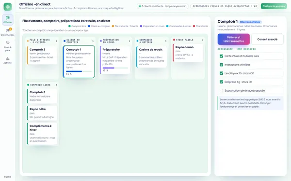 Démo Nova Pharma pour pharmacies